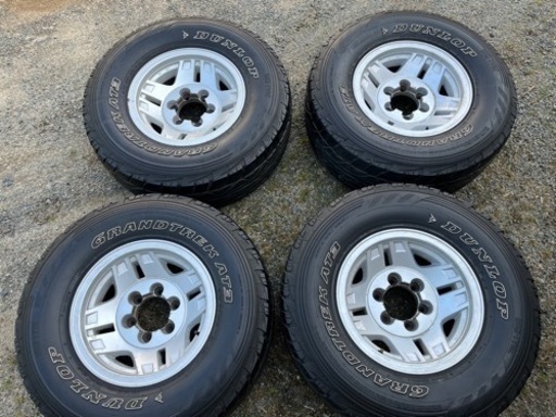 決まりました！ランクル純正ホイール 15x7JJ(-20)  DUNLOP 265/70R15