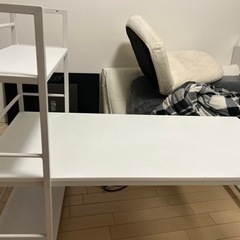 ローデスク 幅120cm 白 引き取り限定
