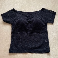 GU ブラカップ付きレースTシャツ