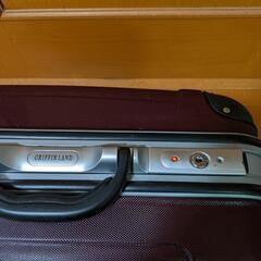 ☆6/2 15:00締切☆【1〜2泊用】えんじ色スーツケース【タイヤ不備あり】の画像