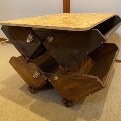現金のみ　自作シェルコン風box 天板付き　キャンプなどにの画像