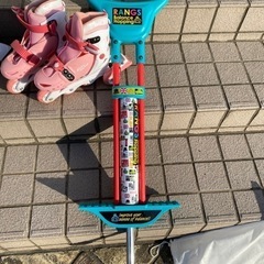 インラインスケートとホッピング
