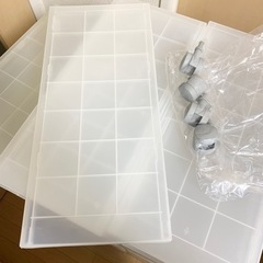 ［総額15960円分］無印良品／PP(ポリプロピレン)ストッカー・キャスター付／引出し収納ケースの画像