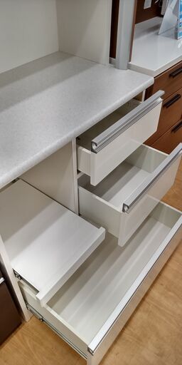 ★ジモティ割あり★ ニトリ 食器棚  W80.5×D51×H201 クリーニング済み SJ2076 ニトリ（NITORI） 食器棚 (シナモ60 WH) : ニトリ Yahoo!店 - 通販 