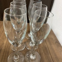 シャンパングラス　6脚セットの画像