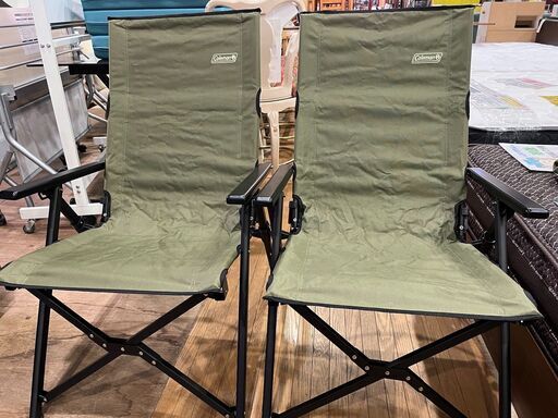 コールマン レイチェア オリーブ 2脚