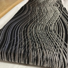 正絹西陣織銀糸流水袋帯（最終お値引き）の画像