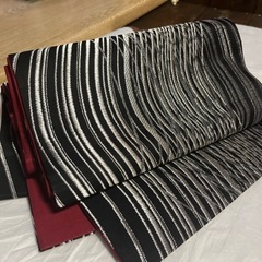 正絹西陣織銀糸流水袋帯（最終お値引き）