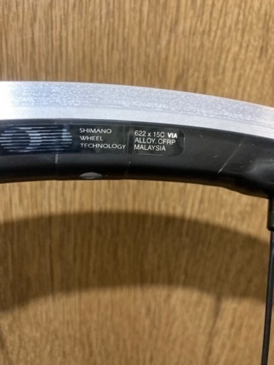 譲渡予定有】シマノロード用ホイール WH-RS80 C24 CL 前後セット