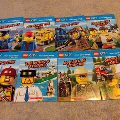 英語絵本　LEGO CITYセット