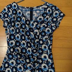 さらに！最終価格！値下げしました！カシュクール青ワンピースの画像