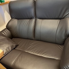 ニトリ　ソファ　合皮の画像