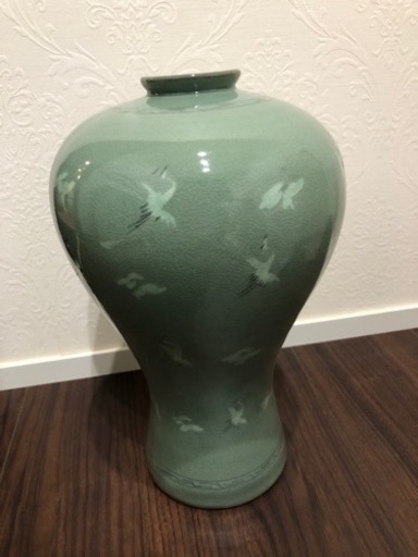 清光傳統陶芸 金昌明作 青磁陶器
