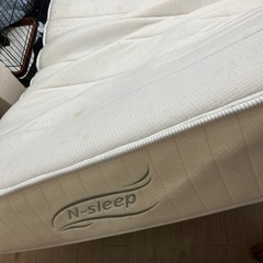 セミダブルベットマットレス　すのこ付き　N-sleep