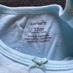 【14】カーターズ　ボディスーツ　12m 70 carter'sの画像