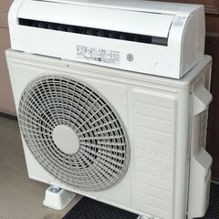 ①日立 RAS-KD56K2 18畳向け 5.6KW エアコン 2020年製 単相200V