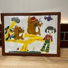 🌈№ 20.「リスと女の子」癒されるのは子供が描くから✨