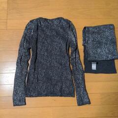 さらに！最終価格！値下げしました！DKNYセーター＆マフラーセットの画像