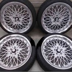KYOWA　KR745　18インチ4本　5穴　PCD100　8J+45