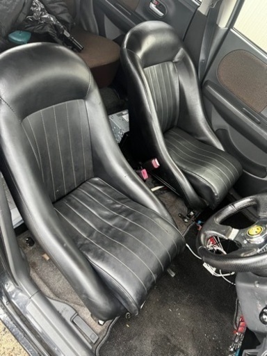 決まりました！ローバーミニ純正コブラシート 破れあり 2脚セット