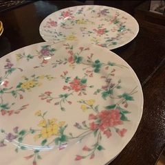 花柄プレート  平皿  5枚セットの画像