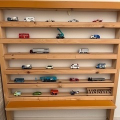 自作❗️トミカ　ミニカー　展示・収納棚　