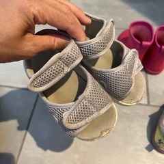 キッズ　靴　サンダル　レインブーツ　セット　14.15㎝の画像