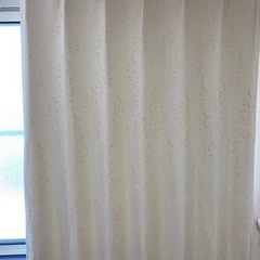 ニトリ 遮光カーテン白【中央区西大畑町】