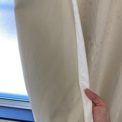 ニトリ 遮光カーテン白【中央区西大畑町】の画像