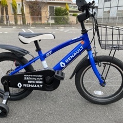 子供用自転車16型　ルノー　補助輪