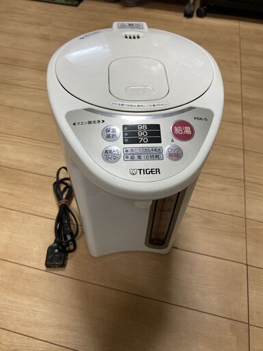 タイガーマイコン電動ポット　PDK-G400