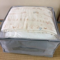 美品 日本製ベビー掛け布団の画像