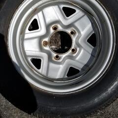 スズキ純正　 ジムニー　16インチスチールホイール　タイヤセット　1本　の画像