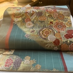 正絹　六通両面袋帯の画像