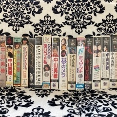 【取引決定しました】懐かしい　アイドルVHSテープなど