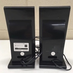 C【4-32】動作OK☆ iBUFFALO スピーカー 1W コンセント不要 USB接続 ブラック BSSP01UBKの画像