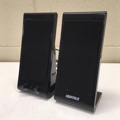 C【4-32】動作OK☆ iBUFFALO スピーカー 1W コンセント不要 USB接続 ブラック BSSP01UBKの画像