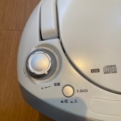 CDプレーヤー　無料でお譲りします。の画像