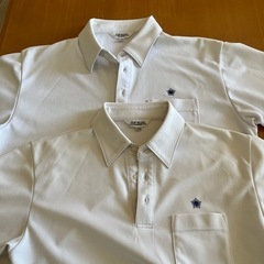 決まりました。中学校　夏服ポロシャツ２枚組