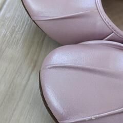 21cm  ぺたんこ靴　バレエシューズ　セレモニーの画像