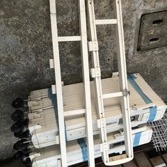 カーゲート　白　ホワイト　駐車場　門　の画像