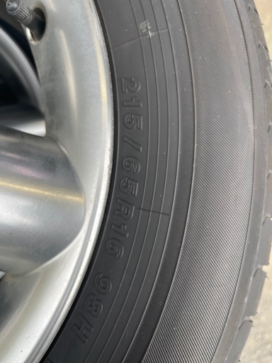 215-65r16 日産エクストレイル純正ホイール　バリ山