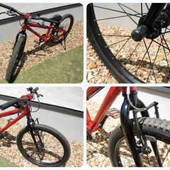 ヨツバサイクル ゼロ 22インチ 8スピード パッションレッド 赤 キッズバイク ジュニア バイク 子供用 自転車 サイクル MTB マウンテンバイク クロスバイク  HARO マングース ジオス GT トレック ジャイアント RITEWAY ブリヂストン ルイガノ KONA JEEP  マルイシ ミヤタ パナソニック フジ キャノンデール スペシャライズド スコット マリン メリダ コーダブルーム ネスト SURLYの画像