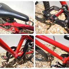 ヨツバサイクル ゼロ 22インチ 8スピード パッションレッド 赤 キッズバイク ジュニア バイク 子供用 自転車 サイクル MTB マウンテンバイク クロスバイク  HARO マングース ジオス GT トレック ジャイアント RITEWAY ブリヂストン ルイガノ KONA JEEP  マルイシ ミヤタ パナソニック フジ キャノンデール スペシャライズド スコット マリン メリダ コーダブルーム ネスト SURLYの画像