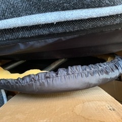 ニトリ　座椅子2脚セット　回転、リクライニング可能の画像