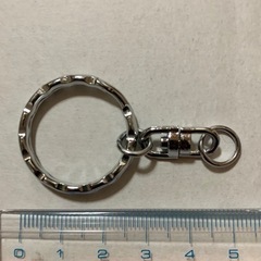 シルバー　キーチェーン　×50個　パーツ　素材の画像