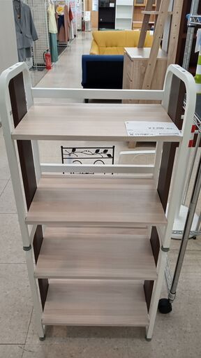 ★ジモティ割あり★  棚 ベージュ H112.5×D30.5×W50 クリーニング済み TJ723