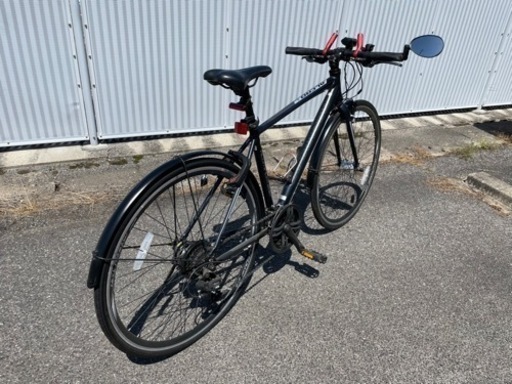 【決まりました】お得なおまけ付き！広島県内配達可！クロスバイク！通勤・通学に！アルクロL70021AT 自転車【CS-BK】 480ミ