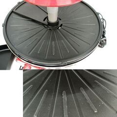 ザイグル 赤外線グリル レッド 三角パン・取説・マニュアル付き　ホットプレート 卓上調理器  ☆ PayPay(ペイペイ)決済可能 ☆ 札幌市 豊平区 平岸の画像