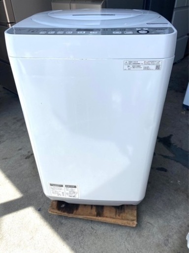 全国送料無料★3か月保障付き★洗濯機★2020年★SHARP★ES-GE7D-W★S-634 